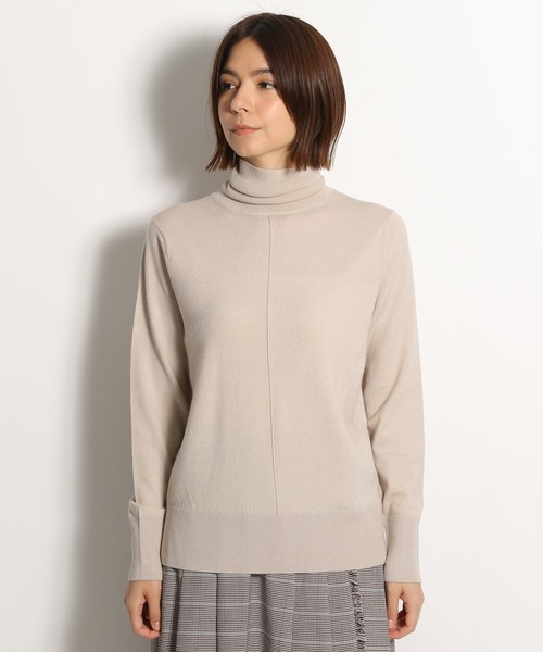 niko and...（ニコアンド）の「洗えるウール混タートルニットプルオーバー（ニット/セーター・レディース・ブラック/ブルー/ブラウン/オフホワイト/ピンク/イエロー・MEDIUM/LARGE）」の13枚目の写真