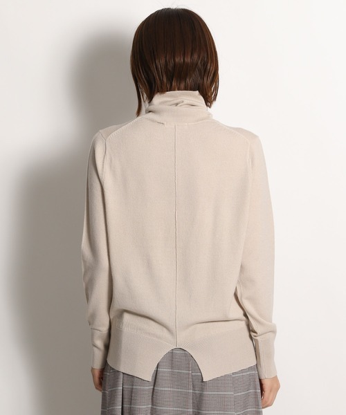 niko and...（ニコアンド）の「洗えるウール混タートルニットプルオーバー（ニット/セーター・レディース・ブラック/ブルー/ブラウン/オフホワイト/ピンク/イエロー・MEDIUM/LARGE）」の17枚目の写真