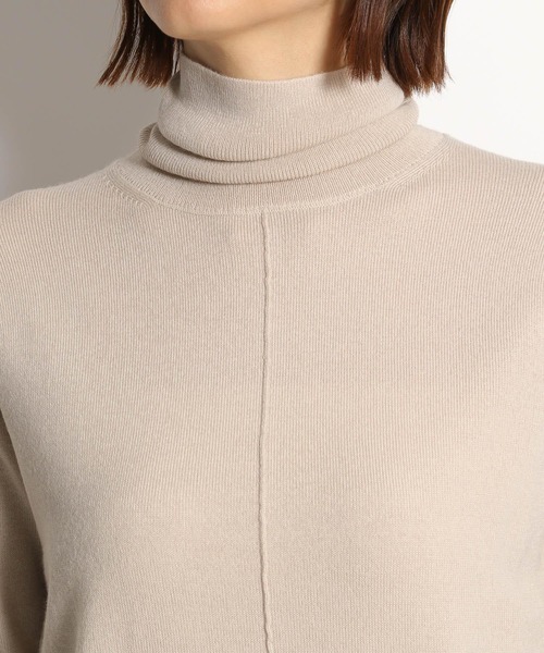 niko and...（ニコアンド）の「洗えるウール混タートルニットプルオーバー（ニット/セーター・レディース・ブラック/ブルー/ブラウン/オフホワイト/ピンク/イエロー・MEDIUM/LARGE）」の11枚目の写真