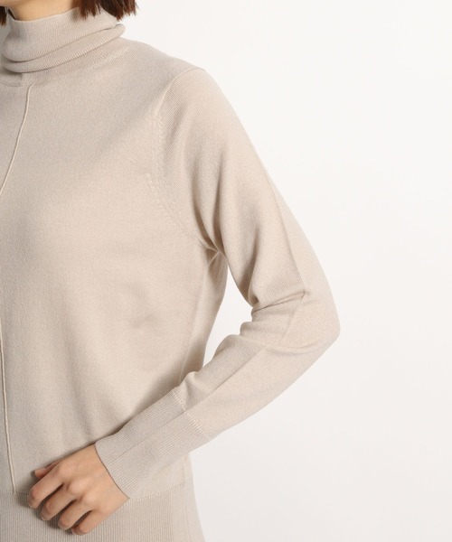 niko and...（ニコアンド）の「洗えるウール混タートルニットプルオーバー（ニット/セーター・レディース・ブラック/ブルー/ブラウン/オフホワイト/ピンク/イエロー・MEDIUM/LARGE）」の10枚目の写真