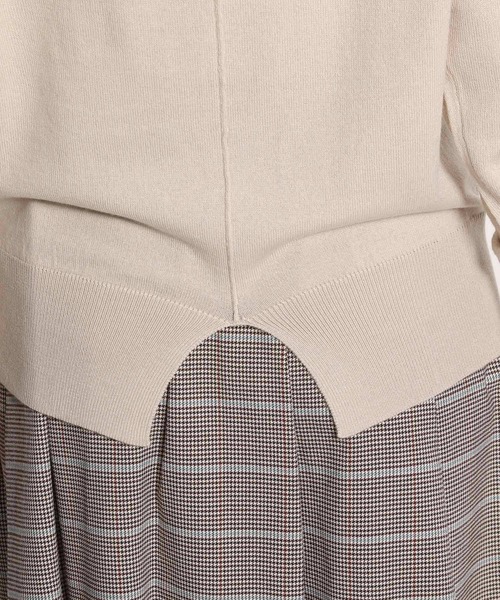 niko and...（ニコアンド）の「洗えるウール混タートルニットプルオーバー（ニット/セーター・レディース・ブラック/ブルー/ブラウン/オフホワイト/ピンク/イエロー・MEDIUM/LARGE）」の7枚目の写真