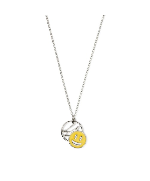 24karats(トゥウェンティーフォーカラッツ)の「Grin Logo Necklace(ネックレス・メンズ・イエロー・FREE)」の2枚目の写真