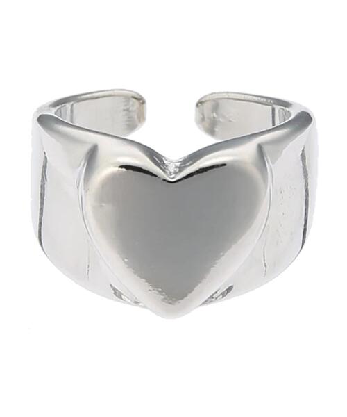 AMERICAN HOLIC（アメリカンホリック）の「イニシャルリングHEART（リング・レディース・シルバー/ゴールド・FREE）」の5枚目の写真