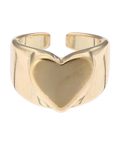 AMERICAN HOLIC（アメリカンホリック）の「イニシャルリングHEART（リング・レディース・シルバー/ゴールド・FREE）」の9枚目の写真