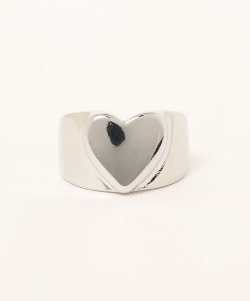 AMERICAN HOLIC（アメリカンホリック）の「イニシャルリングHEART（リング・レディース・シルバー/ゴールド・FREE）」の11枚目の写真