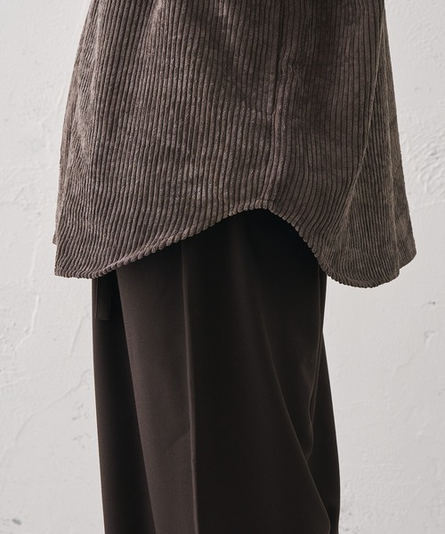 epnok(エプノック)の「ノーカラーコールブルゾン(ブルゾン・メンズ・チャコールグレー/アイボリー・SMALL/MEDIUM/LARGE)」の5枚目の写真