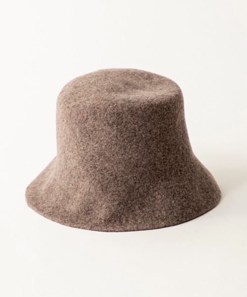 MILLION CARATS(ミリオンカラッツ)の「ウールバケットハット(ニットキャップ/ビーニー・レディース・ブラック/ベージュ・FREE)」の14枚目の写真