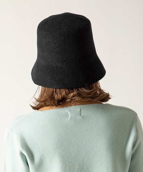 MILLION CARATS(ミリオンカラッツ)の「ウールバケットハット(ニットキャップ/ビーニー・レディース・ブラック/ベージュ・FREE)」の15枚目の写真