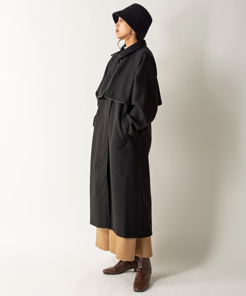 MILLION CARATS(ミリオンカラッツ)の「ウールバケットハット(ニットキャップ/ビーニー・レディース・ブラック/ベージュ・FREE)」の11枚目の写真