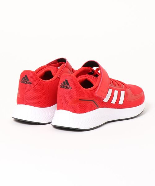 adidas（アディダス）の「adidas アディダス CORE FAITO K / EL K キッズスニーカー【軽量】(コアファイトK/ELK) GZ7417/GW3303（スニーカー・キッズ・グレー/レッド・21.5cm/23.0cm/22.0cm/24.0cm/20.5cm/23.5cm/21.0cm/22.5cm/20.0cm）」の5枚目の写真