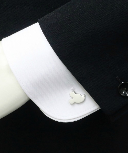 Disney（ディズニー）の「Disney ディズニー シルバーカフリンクス（カフリンクス・メンズ・シルバー・FREE）」の2枚目の写真