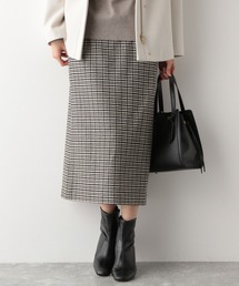 GLOBAL WORK | ウールブレンドチェックスカート/228788(スカート)