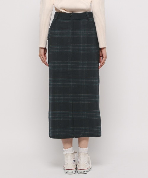 GLOBAL WORK（グローバルワーク）の「ウールブレンドチェックスカート/228788（スカート・レディース・ベージュ/グレー/ベージュ系その他3/ネイビー・MEDIUM/LARGE）」の22枚目の写真