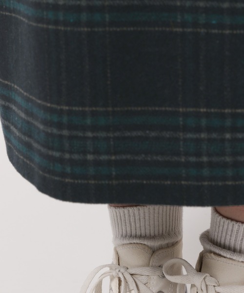 GLOBAL WORK（グローバルワーク）の「ウールブレンドチェックスカート/228788（スカート・レディース・ベージュ/グレー/ベージュ系その他3/ネイビー・MEDIUM/LARGE）」の19枚目の写真