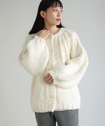 vingtrois | 【vingtrois】ハンドメイドケーブルニットカーディガン(カーディガン/ボレロ)
