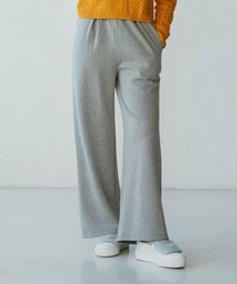 裏起毛スウェットワイドパンツ
