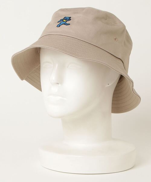 Grateful Dead(グレイトフルデッド)の「【GRATEFULDEAD/グレートフルデッド】BEAR BUCKET HAT/バケットハット(ハット・レディース・ブラック/ベージュ/ネイビー・FREE)」の3枚目の写真