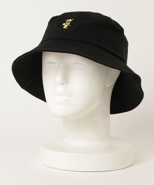 Grateful Dead(グレイトフルデッド)の「【GRATEFULDEAD/グレートフルデッド】BEAR BUCKET HAT/バケットハット(ハット・レディース・ブラック/ベージュ/ネイビー・FREE)」の2枚目の写真
