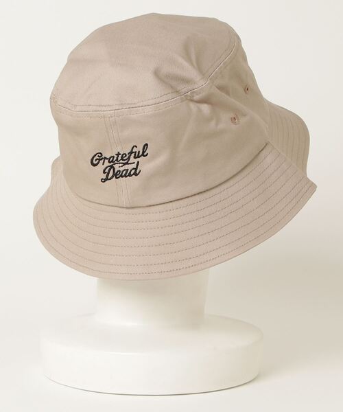 Grateful Dead(グレイトフルデッド)の「【GRATEFULDEAD/グレートフルデッド】BEAR BUCKET HAT/バケットハット(ハット・レディース・ブラック/ベージュ/ネイビー・FREE)」の4枚目の写真