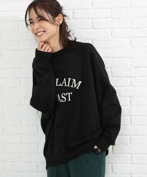 SHOO・LA・RUE(シューラルー)の「◆裏毛起毛BIGドルマンスウェット(スウェット・レディース・チャコールグレー/ブラック/ライトグリーン/ナチュラル・00)」の2枚目の写真