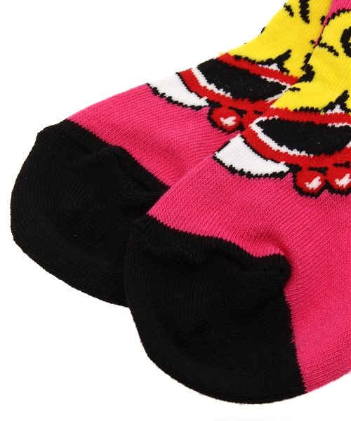 HYSTERIC MINI（ヒステリックミニ）の「Rolling mini “SUPER STAR” 3PソックスSET（ソックス/靴下・キッズ・ピンク/グレー/ブラック・13/19/22/16）」の15枚目の写真