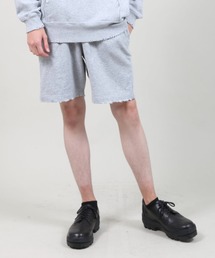 GalaabenD（ガラアーベント）の「ダメージスウェットショーツ（スウェットパンツ）」