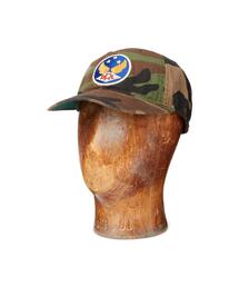 RRL ダブルアールエル　シールドロゴ　キャップ デニム エンジニア キャップ（キャップ）｜RRL（ダブル アール エル