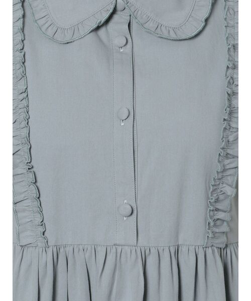 merry jenny（メリージェニー）の「フリルテイアードシャツワンピース（ワンピース・レディース・オフホワイト/ブラック/ブルー・FREE）」の21枚目の写真