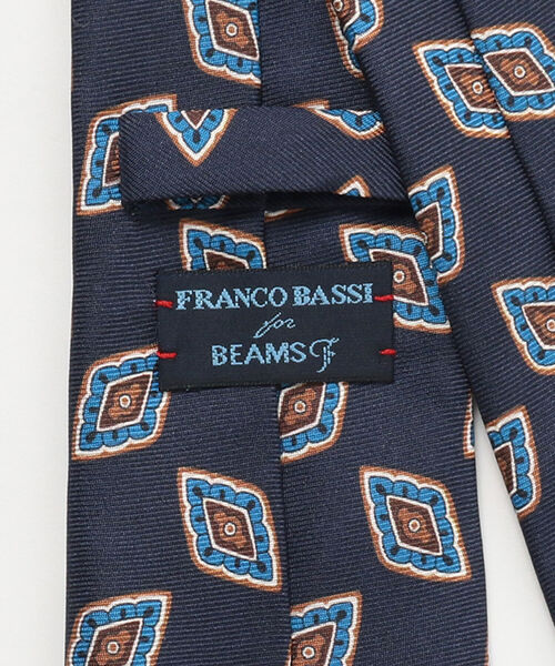 FRANCO BASSI(フランコバッシ)の「FRANCO BASSI / 小紋柄 ジャカード ネクタイ(ネクタイ・メンズ・ネイビー/ブラック系その他2・ONE SIZE)」の7枚目の写真