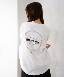 MILKFED. | WIDE L/S TEE CIRCLE LOGO(Tシャツ/カットソー)