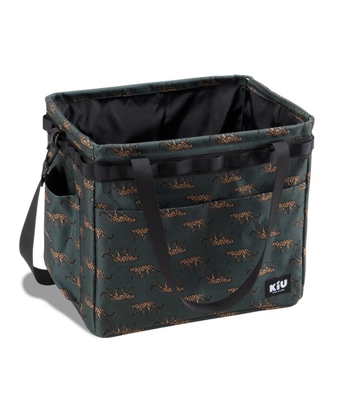 KiU（キウ）の「ストレージボックス（アウトドアグッズ・メンズ・カモフラージュ/ホワイト×ブルー/ベージュ系その他/アニマル/カラフル/ブラック×ライム・FREE）」の5枚目の写真