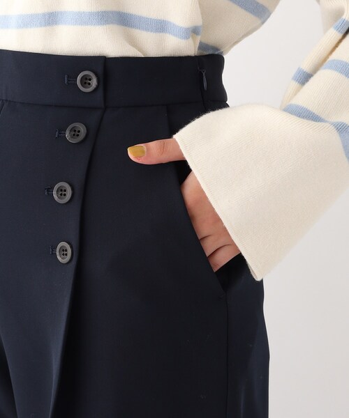 OPAQUE.CLIP（オペークドットクリップ）の「◆ストレッチダブルクロス マリンパンツ【WEB限定サイズ】（その他パンツ・レディース・カーキ/ネイビー/ホワイト系・38/40/42）」の9枚目の写真