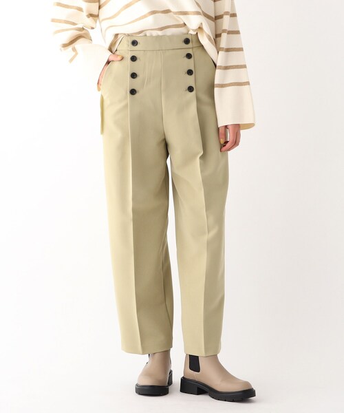 OPAQUE.CLIP（オペークドットクリップ）の「◆ストレッチダブルクロス マリンパンツ【WEB限定サイズ】（その他パンツ・レディース・カーキ/ネイビー/ホワイト系・38/40/42）」の15枚目の写真