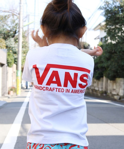 VANS(バンズ)の「VANS/バンズ Handcrafted in America S/S T-Shirts Kids キッズ 半袖ロゴTシャツ(Tシャツ/カットソー・キッズ・ブラック/ホワイト×レッド/ホワイト×ブラック・110/130/150)」の12枚目の写真