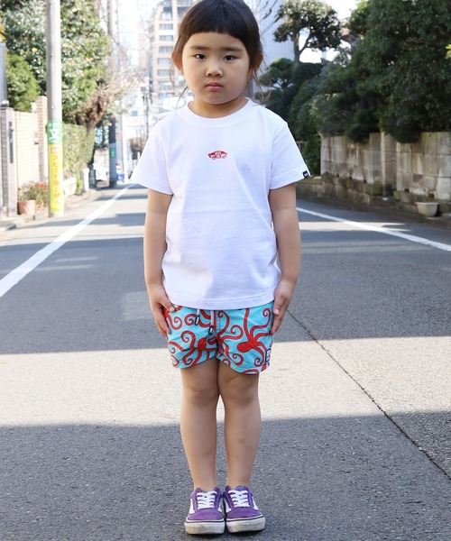 VANS(バンズ)の「VANS/バンズ Handcrafted in America S/S T-Shirts Kids キッズ 半袖ロゴTシャツ(Tシャツ/カットソー・キッズ・ブラック/ホワイト×レッド/ホワイト×ブラック・110/130/150)」の15枚目の写真