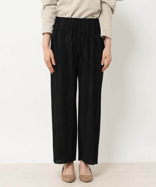 RIVE DROITE（リヴドロワ）の「WEB限定/プリーツイージーパンツ（その他パンツ・レディース・ブラック/アイボリー/グレー・FREE）」の17枚目の写真