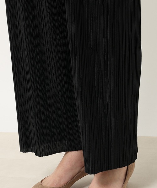 RIVE DROITE（リヴドロワ）の「WEB限定/プリーツイージーパンツ（その他パンツ・レディース・ブラック/アイボリー/グレー・FREE）」の4枚目の写真