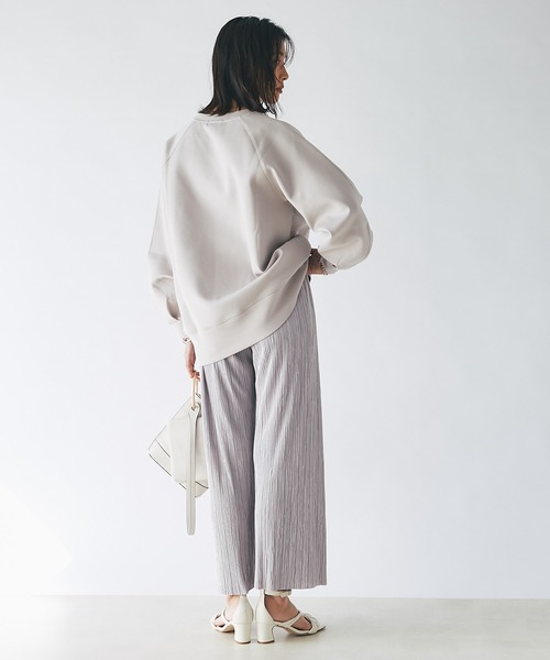 RIVE DROITE（リヴドロワ）の「WEB限定/プリーツイージーパンツ（その他パンツ・レディース・ブラック/アイボリー/グレー・FREE）」の22枚目の写真
