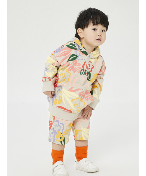 GAP(ギャップ)の「フローラルプリント Gapロゴ ショートパンツ (幼児)(その他パンツ・キッズ・マルチ・18-24M/3 YRS/2 YRS/5 YRS/4 YRS/12-18M)」の4枚目の写真