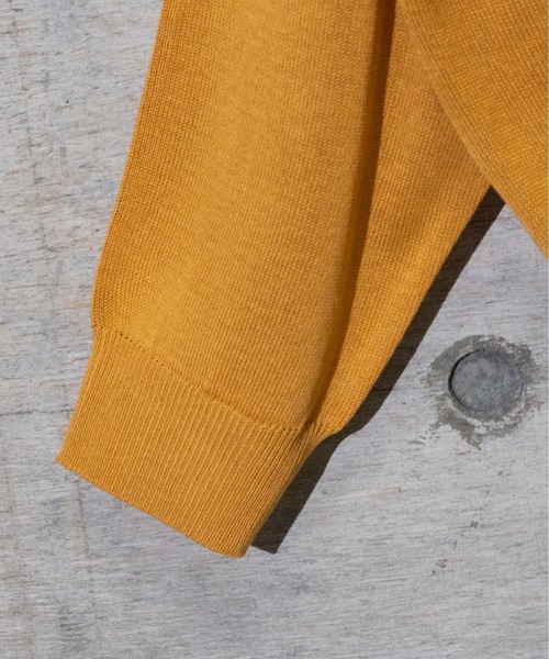 JOHN'S CLOSET(ジョンズクローゼット)の「【i】12Gルーズフィットカーディガン(カーディガン/ボレロ・メンズ・サックスブルー/イエロー/アイボリー/グリーン/チャコールグレー・MEDIUM/LARGE/X-LARGE)」の15枚目の写真