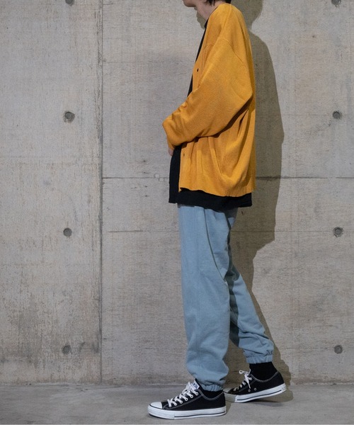 JOHN'S CLOSET(ジョンズクローゼット)の「【i】12Gルーズフィットカーディガン(カーディガン/ボレロ・メンズ・サックスブルー/イエロー/アイボリー/グリーン/チャコールグレー・MEDIUM/LARGE/X-LARGE)」の9枚目の写真