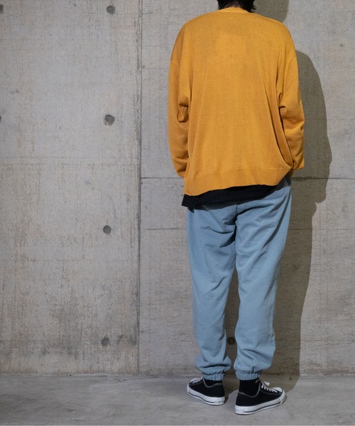 JOHN'S CLOSET(ジョンズクローゼット)の「【i】12Gルーズフィットカーディガン(カーディガン/ボレロ・メンズ・サックスブルー/イエロー/アイボリー/グリーン/チャコールグレー・MEDIUM/LARGE/X-LARGE)」の8枚目の写真