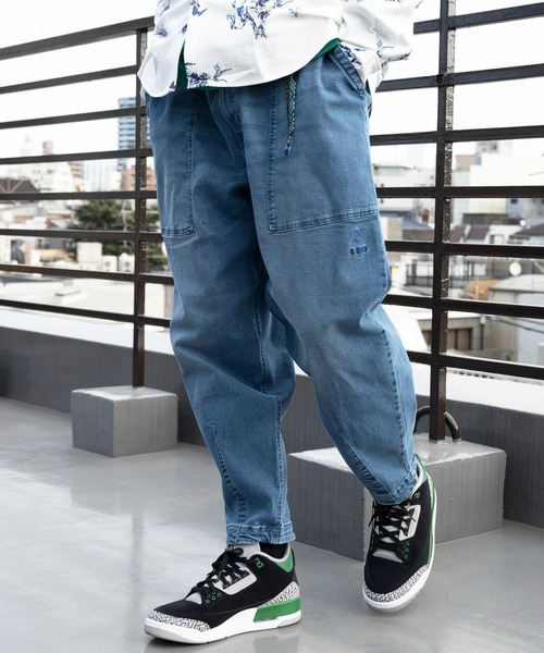 GERRY（ジェリー）の「GERRY テーパードクライミングパンツ（デニムパンツ・メンズ・サックスブルー/ベージュ/カーキ/ブラック/ブルー・X-LARGE/MEDIUM/SMALL/LARGE）」の10枚目の写真