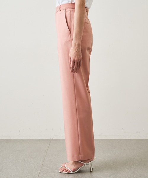 Whim Gazette（ウィムガゼット）の「ストレッチパンツ（スラックス・レディース・ダークグリーン/ピンク/ネイビー・38/36）」の12枚目の写真