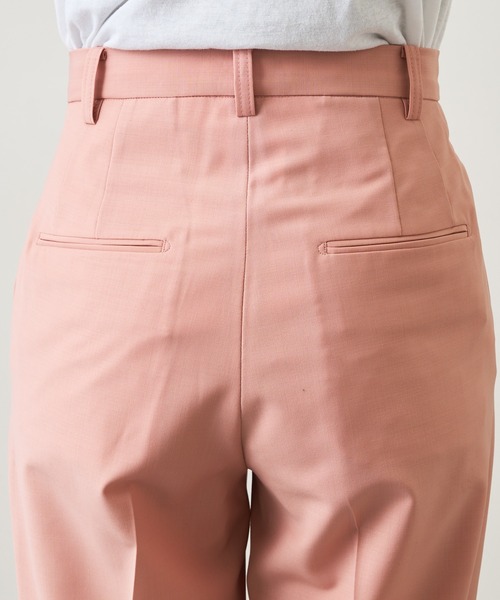 Whim Gazette（ウィムガゼット）の「ストレッチパンツ（スラックス・レディース・ダークグリーン/ピンク/ネイビー・38/36）」の14枚目の写真