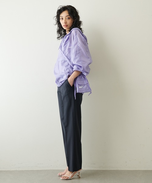 Whim Gazette（ウィムガゼット）の「ストレッチパンツ（スラックス・レディース・ダークグリーン/ピンク/ネイビー・38/36）」の4枚目の写真