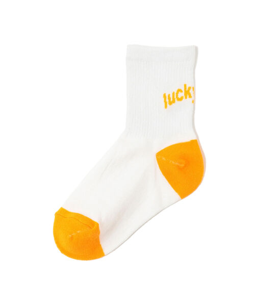 B:MING by BEAMS（ビーミングバイビームス）の「B:MING by BEAMS / バックロゴ ソックス（13~21cm）（ソックス/靴下・キッズ・ブルー/レッド/イエロー・L 19-21㎝/S 13-15㎝/M 16-18㎝）」の2枚目の写真