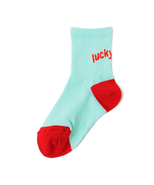 B:MING by BEAMS（ビーミングバイビームス）の「B:MING by BEAMS / バックロゴ ソックス（13~21cm）（ソックス/靴下・キッズ・ブルー/レッド/イエロー・L 19-21㎝/S 13-15㎝/M 16-18㎝）」の6枚目の写真