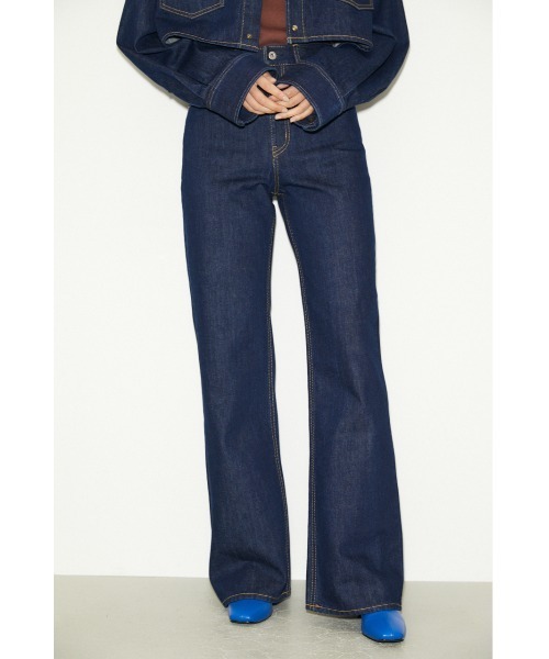 THROW by SLY(スローバイスライ)の「THROW HW WIDE LEG PT-A ハイウエスト ワイドレグ デニムパンツ(デニムパンツ・レディース・ブルー・24inch/25inch/26inch/23inch)」の9枚目の写真