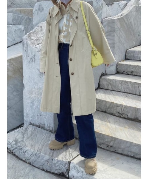 THROW by SLY(スローバイスライ)の「THROW HW WIDE LEG PT-A ハイウエスト ワイドレグ デニムパンツ(デニムパンツ・レディース・ブルー・24inch/25inch/26inch/23inch)」の16枚目の写真